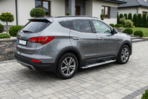 Hyundai Santa Fe 3 2012–2018 Mevsim Grey sidosteg (2 st, aluminium) foto 1