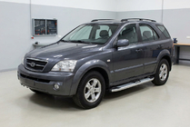 Kia Sorento I BL 2002–2009 Mevsim Grey sidosteg (2 st, aluminium) foto 1
