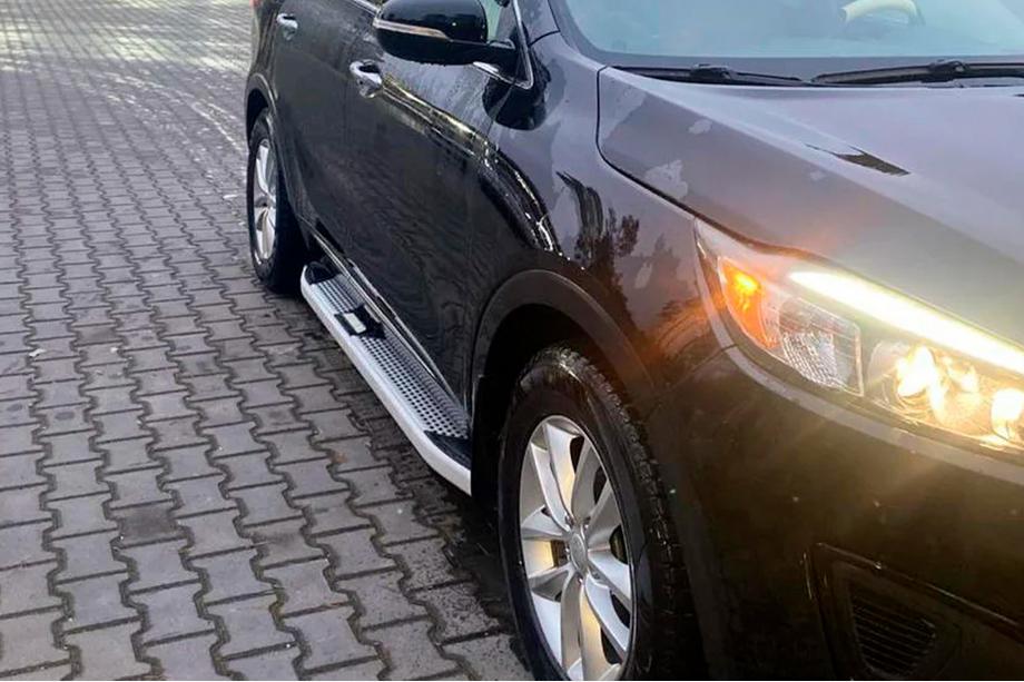 Kia Sorento III UM 2014–2020 Mevsim Grey sidosteg (2 st, aluminium) Foto 1