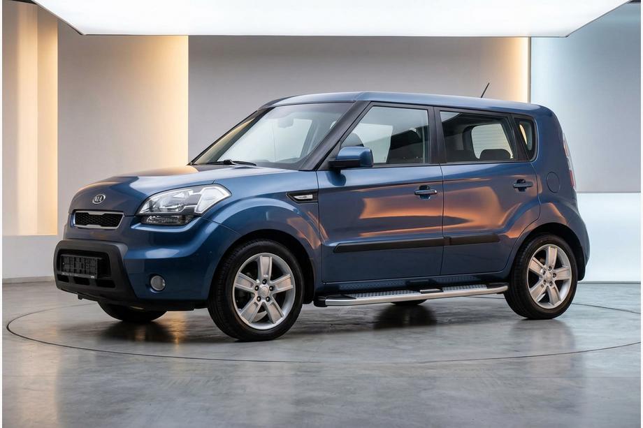 Kia Soul I 2008–2013 Mevsim Grey sidosteg (2 st, aluminium) Image