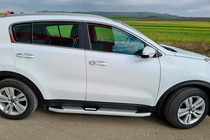 Kia Sportage 2015–2021 Mevsim Grey sidosteg (2 st, aluminium) foto 3