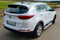 Kia Sportage 2015–2021 Mevsim Grey sidosteg (2 st, aluminium) foto 5
