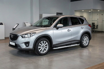 Mazda CX-5 2012–2017 Mevsim Grey sidosteg (2 st, aluminium) foto 1
