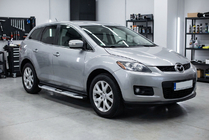 Mazda CX-7 2006–2012 Mevsim Grey sidosteg (2 st, aluminium) foto 1