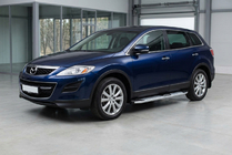 Mazda CX-9 2007–2016 Mevsim Grey sidosteg (2 st, aluminium) foto 1