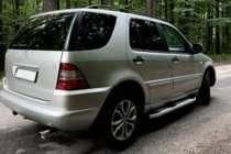 Mercedes ML W163 1997–2005 Mevsim Grey sidosteg (2 st, aluminium) foto 4