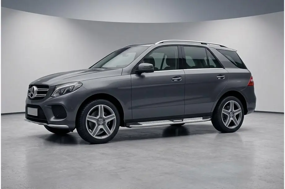 Mercedes GLE/ML class W166 2011–2018 Mevsim Grey sidosteg (2 st, aluminium) Foto 1