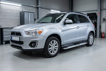 Mitsubishi ASX 2010–2023 Mevsim Grey sidosteg (2 st, aluminium) foto 1