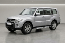 Mitsubishi Pajero Wagon IV 2006–2021 Mevsim Grey sidosteg (2 st, aluminium) foto 1