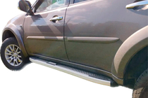 Mitsubishi Pajero Sport 2008–2015 Mevsim Grey sidosteg (2 st, aluminium) foto 8