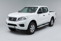 Nissan Navara/NP300 2016– Mevsim Grey sidosteg (2 st, aluminium) foto 1