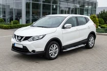 Nissan Qashqai 2014–2021 Mevsim Grey sidosteg (2 st, aluminium) foto 1