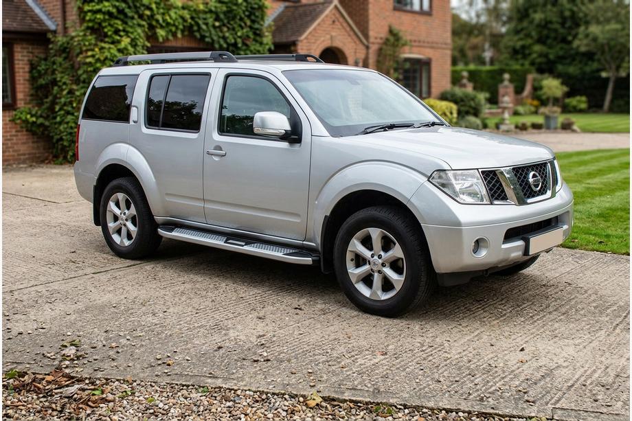Nissan Pathfinder R51 2005–2014 Mevsim Grey sidosteg (2 st, aluminium) Image