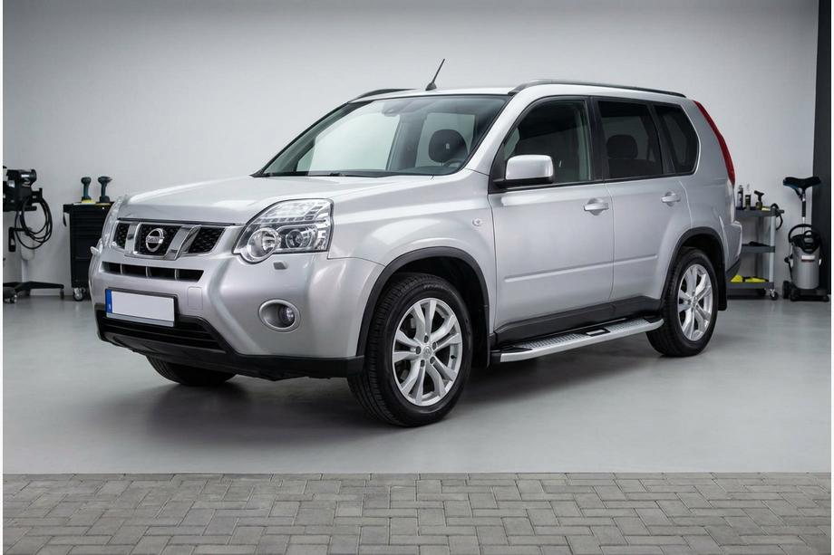 Nissan X-trail T31 2007–2014 Mevsim Grey sidosteg (2 st, aluminium) Image
