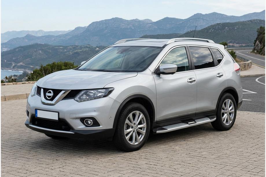 Nissan X-trail T32/Rogue 2014–2021 Mevsim Grey sidosteg (2 st, aluminium) Image