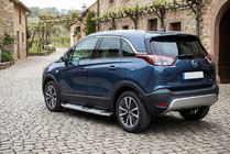 Opel Crossland X 2017–2024 Mevsim Grey sidosteg (2 st, aluminium) foto 1