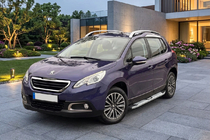 Peugeot 2008 2013–2019 Mevsim Grey sidosteg (2 st, aluminium) foto 1