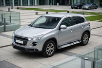 Peugeot 4008 2012–2017 Mevsim Grey sidosteg (2 st, aluminium) foto 1
