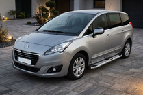 Peugeot 5008 2009–2016 Mevsim Grey sidosteg (2 st, aluminium) foto 1