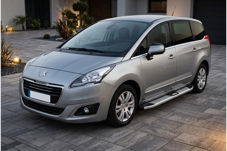 Peugeot 5008 2009–2016 Mevsim Grey sidosteg (2 st, aluminium) Image