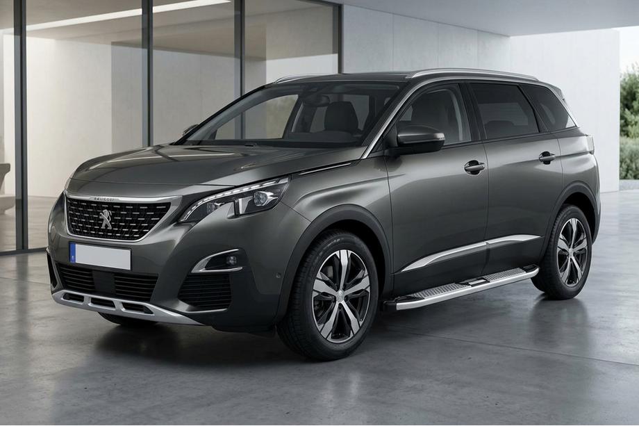 Peugeot 5008 2016–2023 Mevsim Grey sidosteg (2 st, aluminium) Image