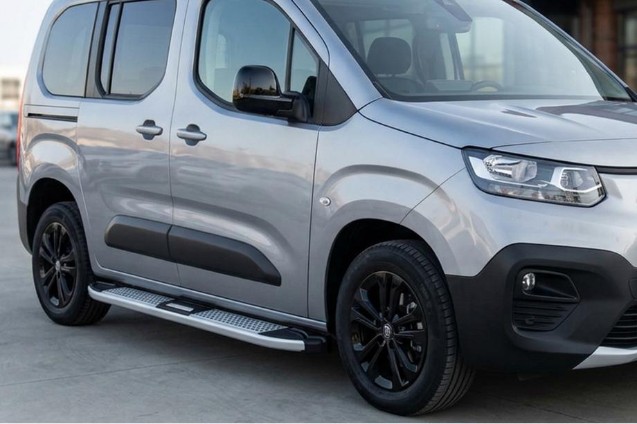 Peugeot Partner/Rifter 2019– Mevsim Grey sidosteg (2 st, aluminium) Lång hjulbas Image