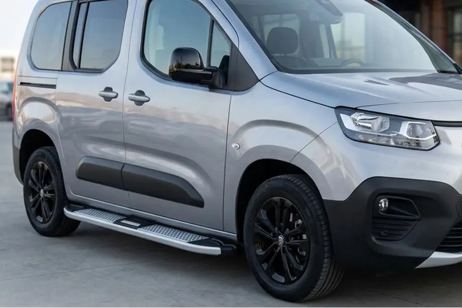 Peugeot Partner/Rifter 2019– Mevsim Grey sidosteg (2 st, aluminium) Image