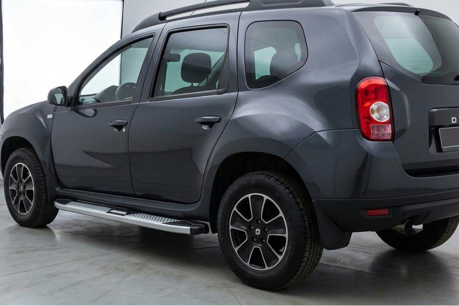 Renault Duster 2008–2017 Mevsim Grey sidosteg (2 st, aluminium) Foto 1