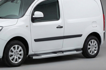 Renault Kangoo 2008–2020 Mevsim Grey sidosteg (2 st, aluminium) foto 1