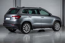 Skoda Karoq 2018– Mevsim Grey sidosteg (2 st, aluminium) foto 1