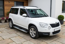 Skoda Yeti 2009–2017 Mevsim Grey sidosteg (2 st, aluminium) foto 1