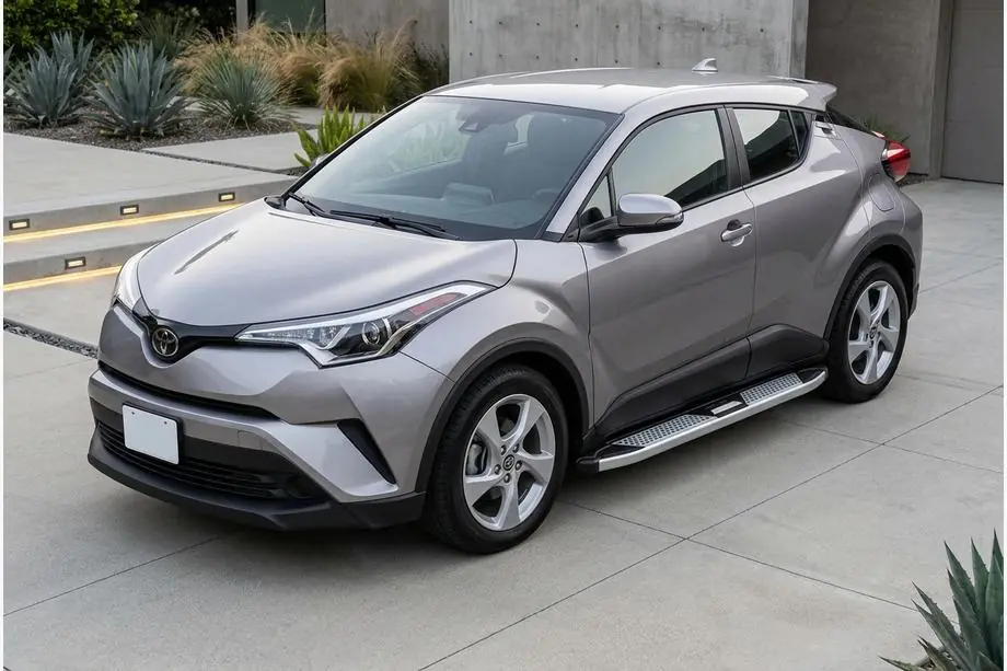 Toyota C-HR 2016–2023 Mevsim Grey sidosteg (2 st, aluminium) Image