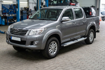 Toyota Hilux 2006–2015 Mevsim Grey sidosteg (2 st, aluminium) foto 1