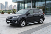 Toyota Rav 4 2013–2018 Mevsim Grey sidosteg (2 st, aluminium) foto 1