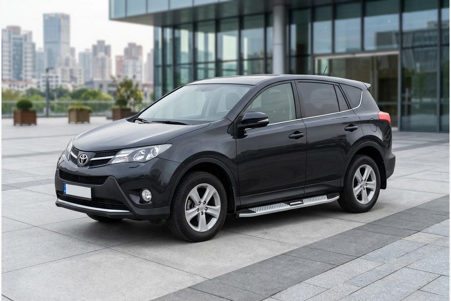 Toyota Rav 4 2013–2018 Mevsim Grey sidosteg (2 st, aluminium) Image