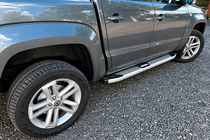 Volkswagen Amarok 2010–2022 Mevsim Grey sidosteg (2 st, aluminium) foto 1