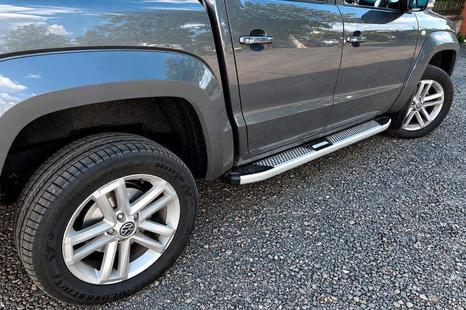 Volkswagen Amarok 2010–2022 Mevsim Grey sidosteg (2 st, aluminium) Image