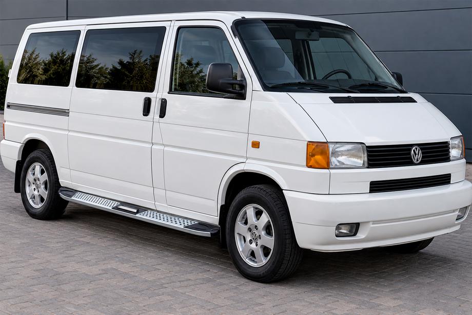 Volkswagen T4 Transporter 1990–2003 Mevsim Grey sidosteg (2 st, aluminium) Image