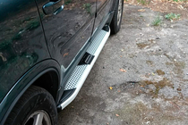 Volvo XC90 2002–2014 Mevsim Grey sidosteg (2 st, aluminium) foto 1