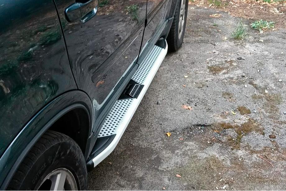 Volvo XC90 2002–2014 Mevsim Grey sidosteg (2 st, aluminium) Image