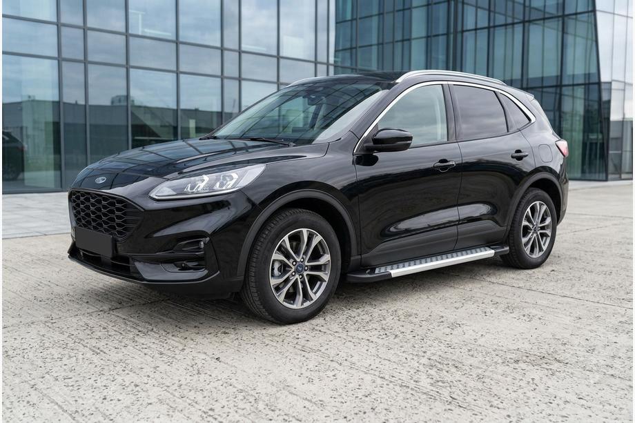 Ford Kuga/Escape 2019– Sidosteg Vision New Grey (2 st, aluminium) Image