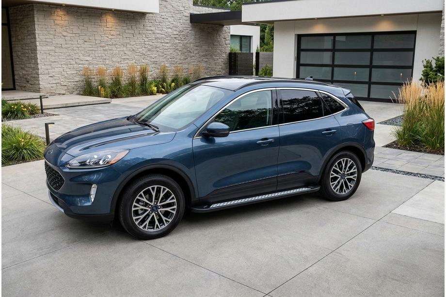 Ford Kuga/Escape 2019– Sidosteg Vision New Black (2 st, aluminium) Image