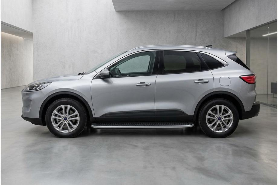 Ford Kuga/Escape 2019– Sidosteg Tayga Grey (2 st, aluminium) Image