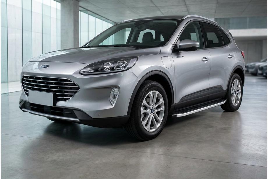 Ford Kuga/Escape 2019– Sidosteg Fullmond (2 st, aluminium) Image