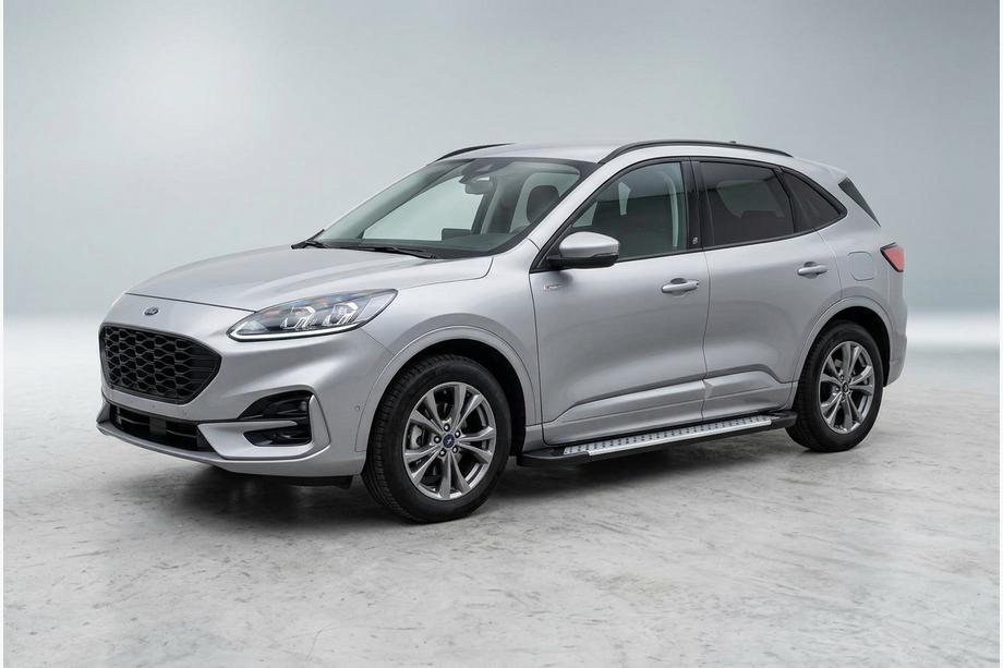 Ford Kuga/Escape 2019– Sidosteg Allmond Grey (2 st, aluminium) Image