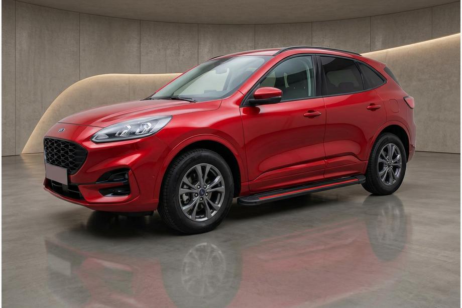 Ford Kuga/Escape 2019– Sidosteg Maya Red (2 st, aluminium) Image