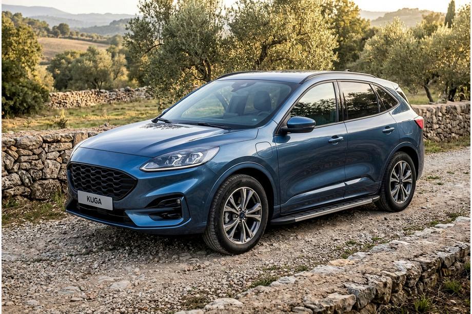 Ford Kuga/Escape 2019– Sidosteg Duru (2 st, aluminium) Image