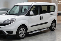 Opel Combo 2012–2018 Mevsim Grey sidosteg (2 st, aluminium) Endast för standard hjulbas foto 1