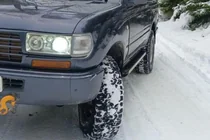 Toyota Land Cruiser 80 1990–1997 Sidosteg Maya V1 (2 st, aluminium) foto 1