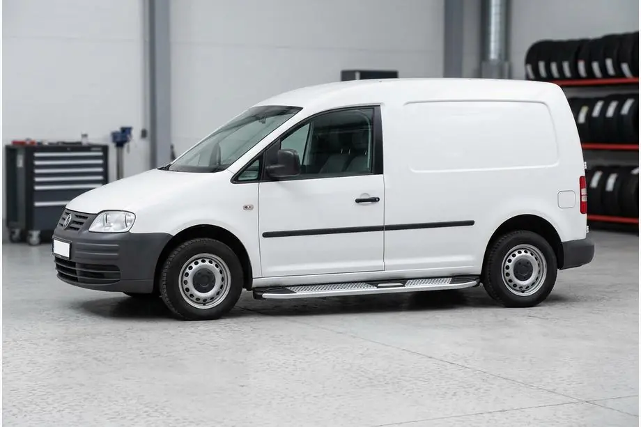 Volkswagen Caddy 2004–2010 Mevsim Grey sidosteg (2 st, aluminium) Foto 1